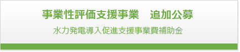 事業性評価事業 追加公募