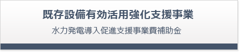 既存設備有効活用支援事業